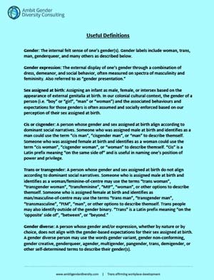 Cover of the definitions PDF